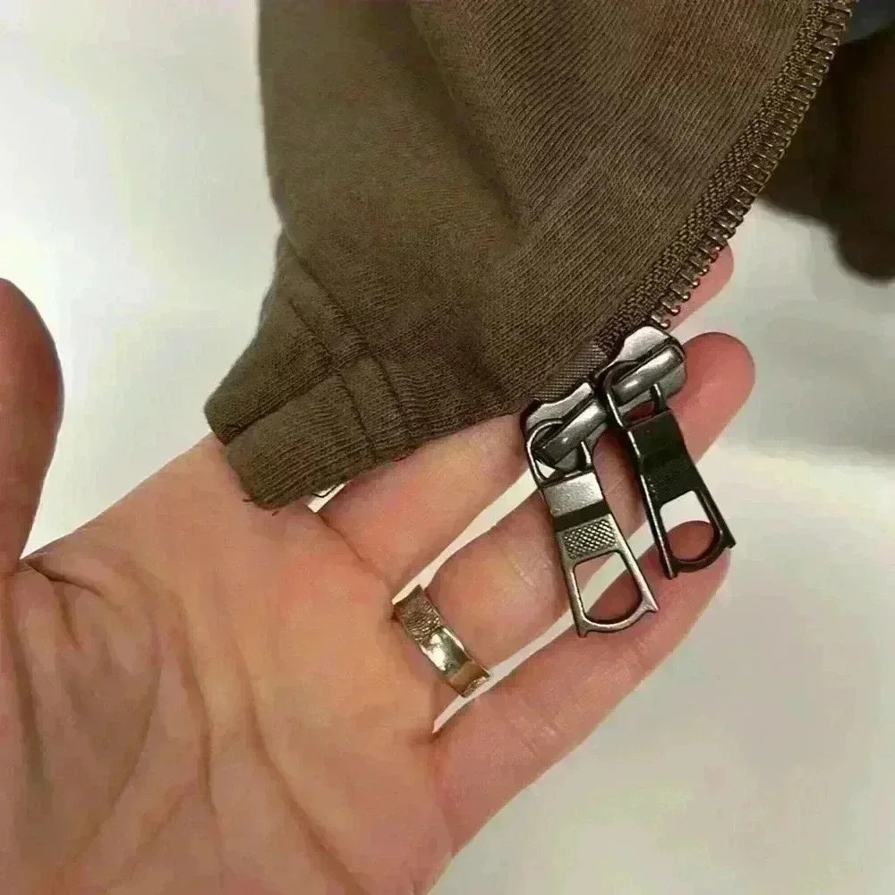 Soft surroundings sized small, brown, zip up jacket embroidered back pockets - Picture 5 of 6